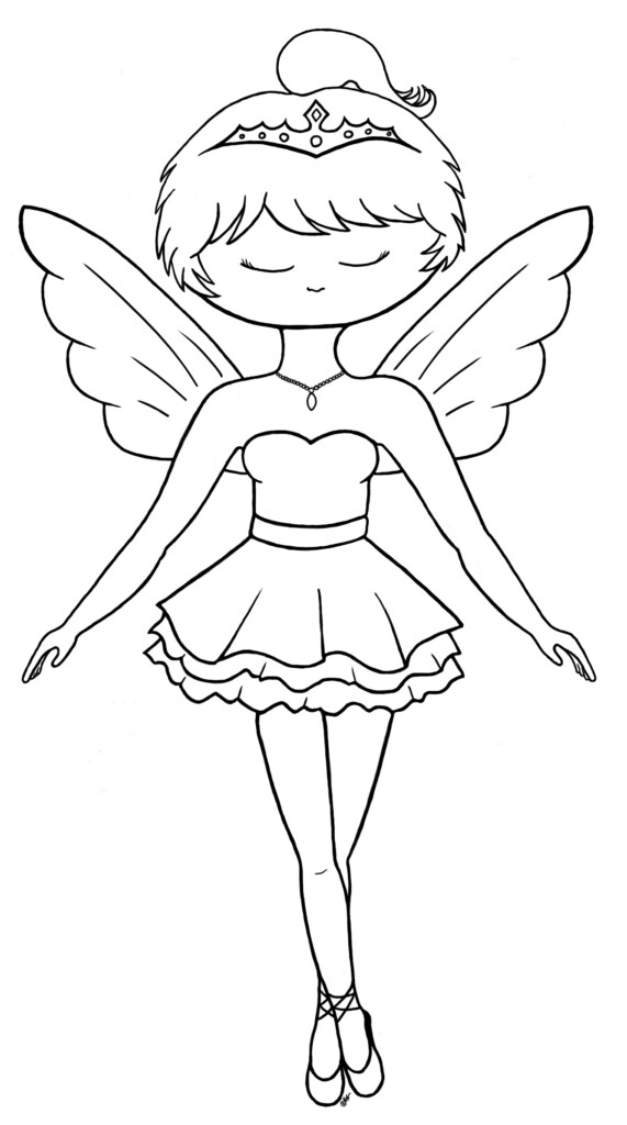 Ballerina Coloring Pages For Childrens Printable For Free