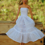 Barbie Doll White Dress Barbie Summer Clothes Etsy