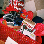 Basket Of Goodies For My Valentine Valentines Day Gifts For Him