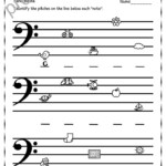 Bass Clef No Prep Worksheets Music Theory Worksheets Piano Lessons