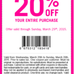 Bath And Body Works Canada Coupon Take 20 Off Your Entire Purchase