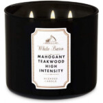 Bath And Body Works White Barn Mahogany Teakwood High Intensity 3 Wick