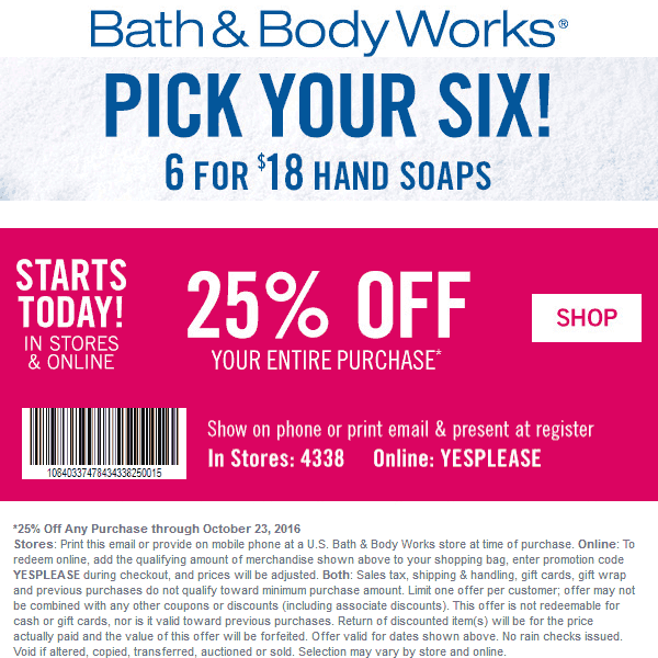 Bath Body Works December 2021 Coupons And Promo Codes 
