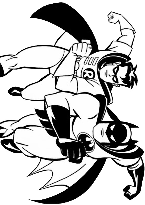 Batman And Robin Coloring Pages To Download And Print For Free