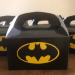 Batman Party Favor Boxes Treat Goodie Bags Loot Box Birthday Etsy