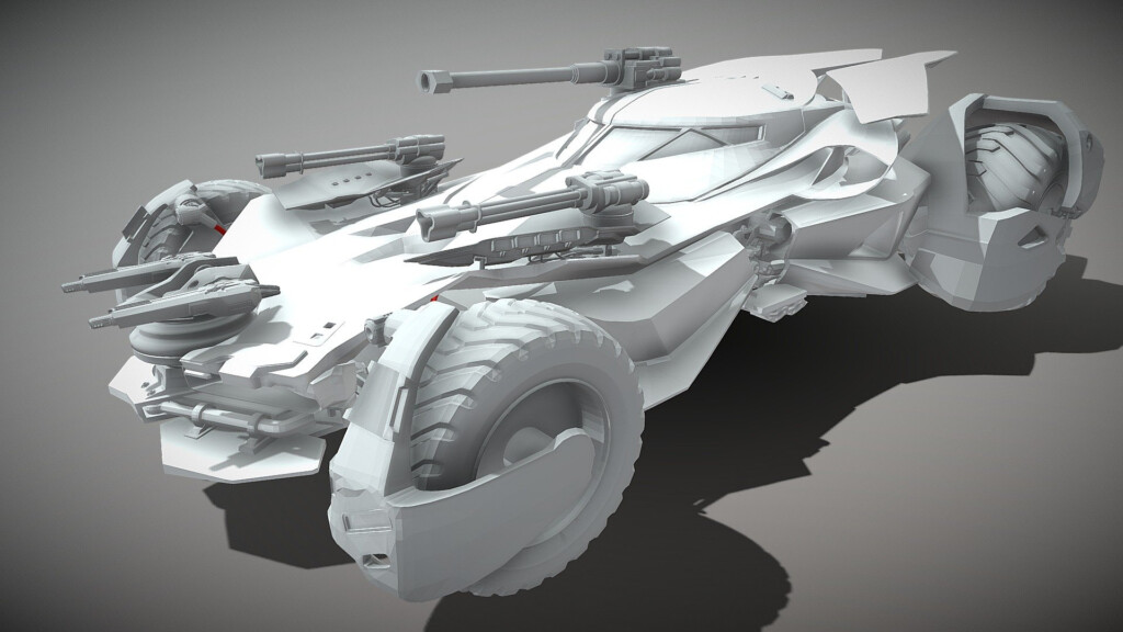 BATMOBILE Justice League Buy Royalty Free 3D Model By Uday14viru 