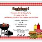 BBQ Barbeque Cookout Party Invitations 2