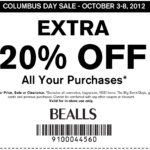 Bealls 20 Off Printable Coupon