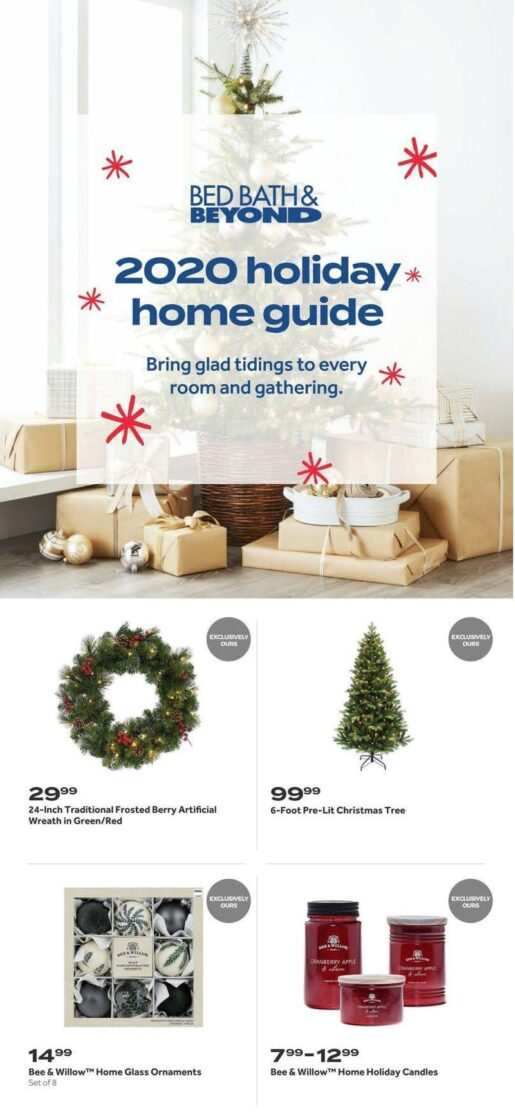 Bed Bath Beyond Holiday Gift Guide 2020