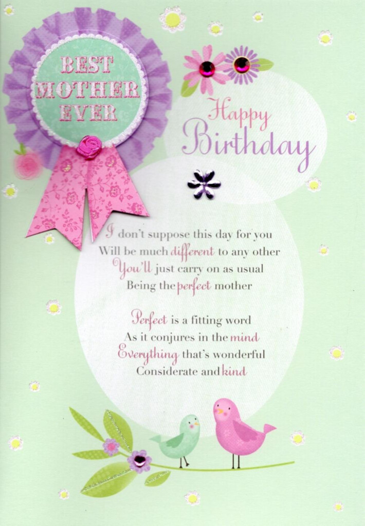 Best Mother Ever Birthday Greeting Card Cards Love Kates