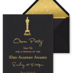 Best Oscar Viewing Party Invitations Paperblog