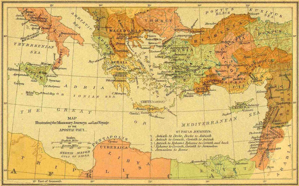 Bible Maps From The Israelites To Present Time 