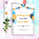 Birthday Invitation Templates Download Or Order Printed