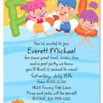 Birthday Pool Party Invitation Template Best Of Free Printable Kids