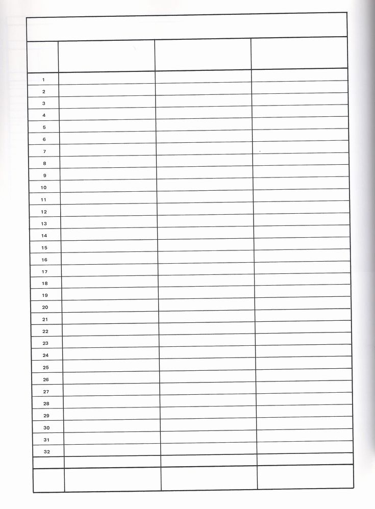 Blank 10 Column Worksheet Template Fresh 9 Best Of Printable Blank 