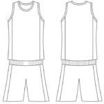 Blank Basketball Uniform Template 1 TEMPLATES EXAMPLE TEMPLATES