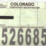 Blank Colorado Temporary Tag Templates Printable Free Printable Tags