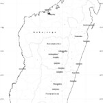 Blank Simple Map Of Madagascar