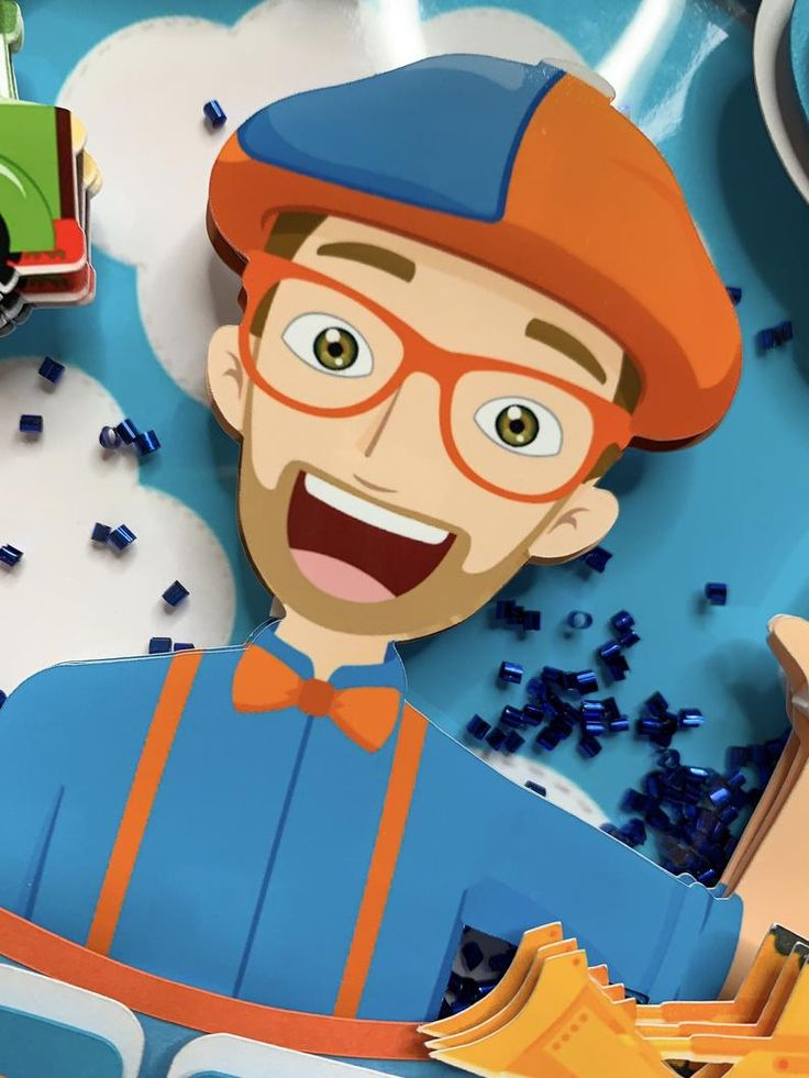 Blippi Birthday Blippi Party Blippi Party Decor Cake Etsy Happy 