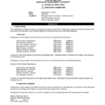 Board Meeting Minutes Template Michigan Free Download