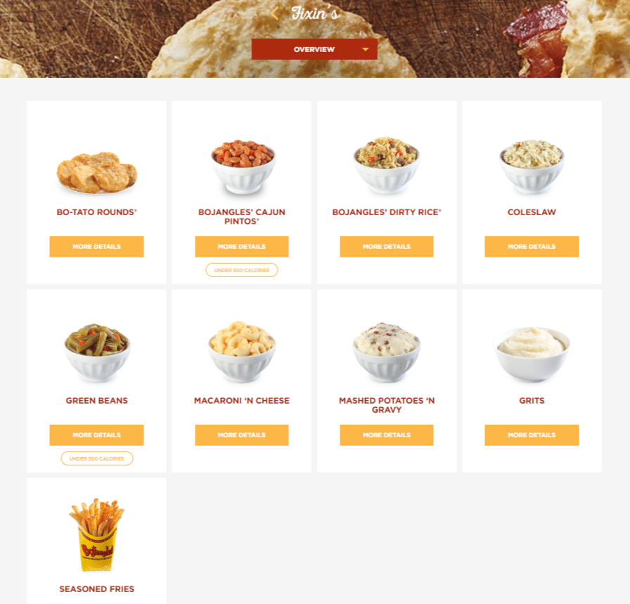 Bojangles Menu And Specials