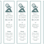 Bookmark Template Bookmark Template For Word