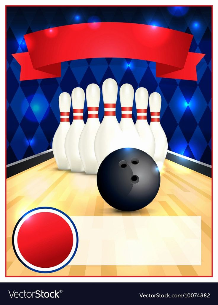 Bowling Flyer Template Free Awesome Bowling Alley Blank Template Flyer