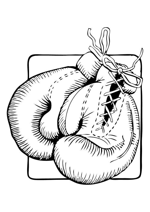 Boxing Gloves Coloring Pages At GetColorings Free Printable 