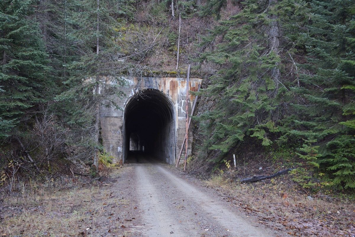 Bridgehunter Route Of The Hiawatha Trail Dominion Creek Tunnel