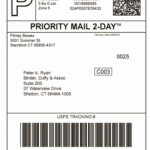 Browse Our Image Of Usps Priority Mail Shipping Label Templat For Free