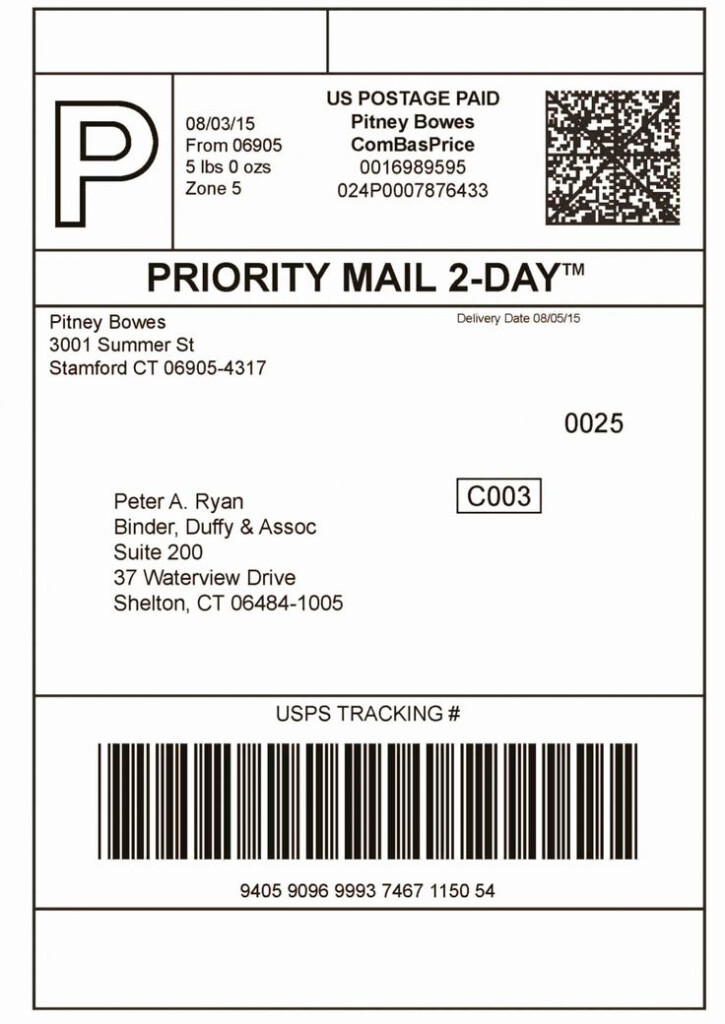 Browse Our Image Of Usps Priority Mail Shipping Label Templat For Free 