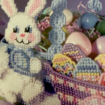 Bucilla Easter Craft Kit Easter Basket Plastic Canvas Sealed Bucill