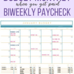Budgeting Monthly When You Get Paid Every Other Week Budgeting Money
