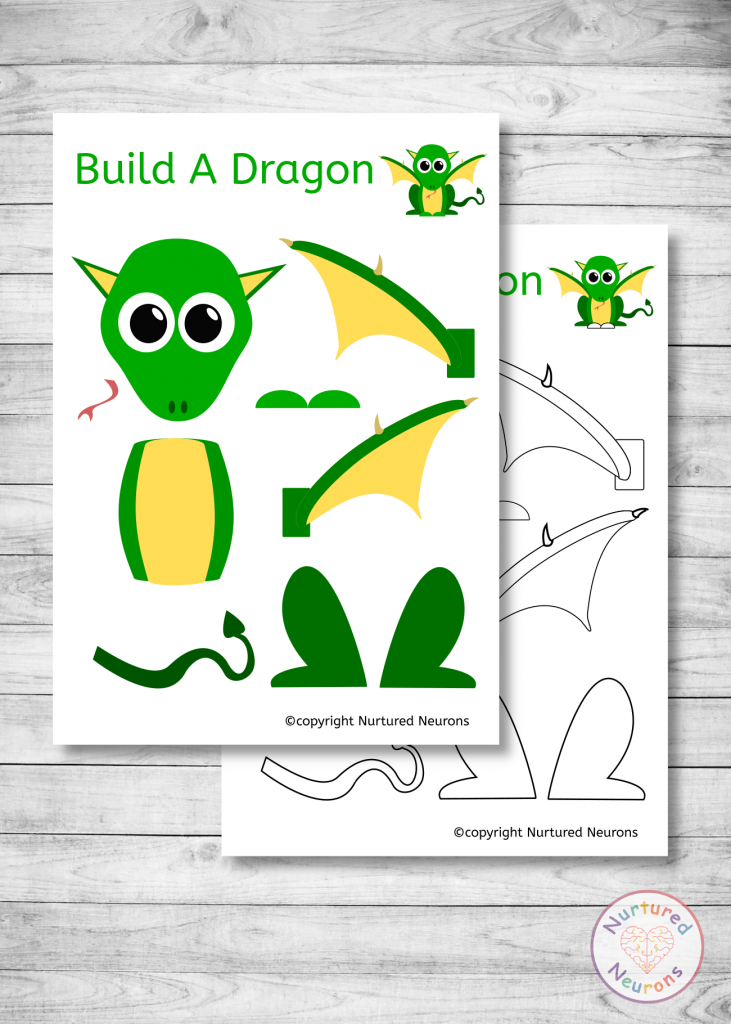 Build A Dragon Craft magnificent Printable Nurtured Neurons