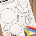 Build Your Own Snowman Free Printable Pjs And Paint