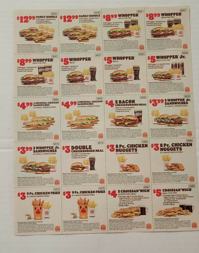 Burger King Coupons March 2022 Burger King Coupon Photos