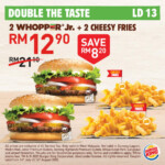 Burger King Releases NEW Coupons With Savings Of Up To RM116 Valid Till