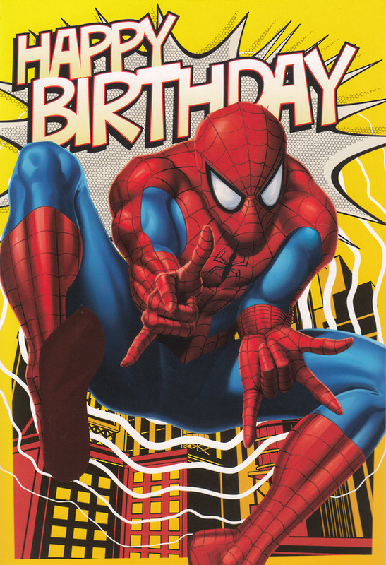 Buy Marvel Spiderman Birthday Card At Mighty Ape NZ