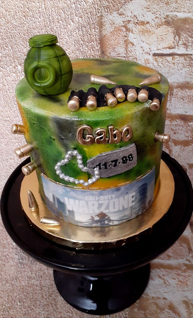 Call Of Duty Warzone Cake Cake Call Of Duty Cakes Cakes For Boys