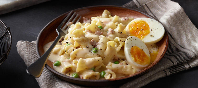 Campanelle Pasta Recipe With Prosciutto Peas Bertolli