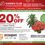 Canadian Daily Deals Home Depot 20 Off Indoor Plants Printable