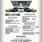 Car Detail Flyer Template Free Luxury Templates Car Detailing Price