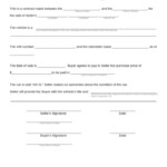 Car Sale Contract Form 5 Free Templates In Pdf Word Excel Download Used