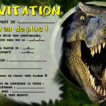 Carte D invitation Anniversaire Jurassic World Best Of 5 Ou 12 Cartes