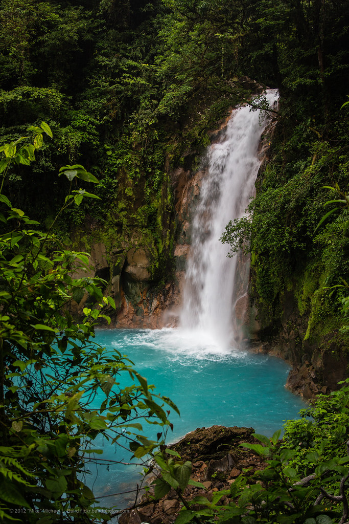 Celeste Catarata Sky Blue Waterfall Near Volcan Tenorio Flickr