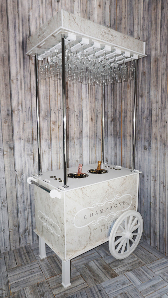 Champagne Cart Drinks Cart Various Sizes From 220cm 7ft Etsy