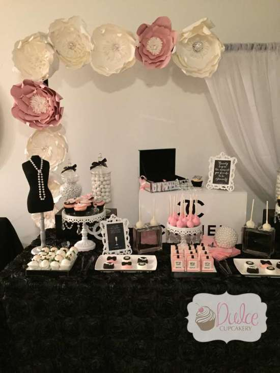 Chanel Inspired Birthday Party Birthday Party Ideas Themes