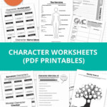 Character Worksheets Author Templates PDF Printables