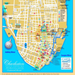 Charleston Tourist Map South Carolina Vacation Charleston