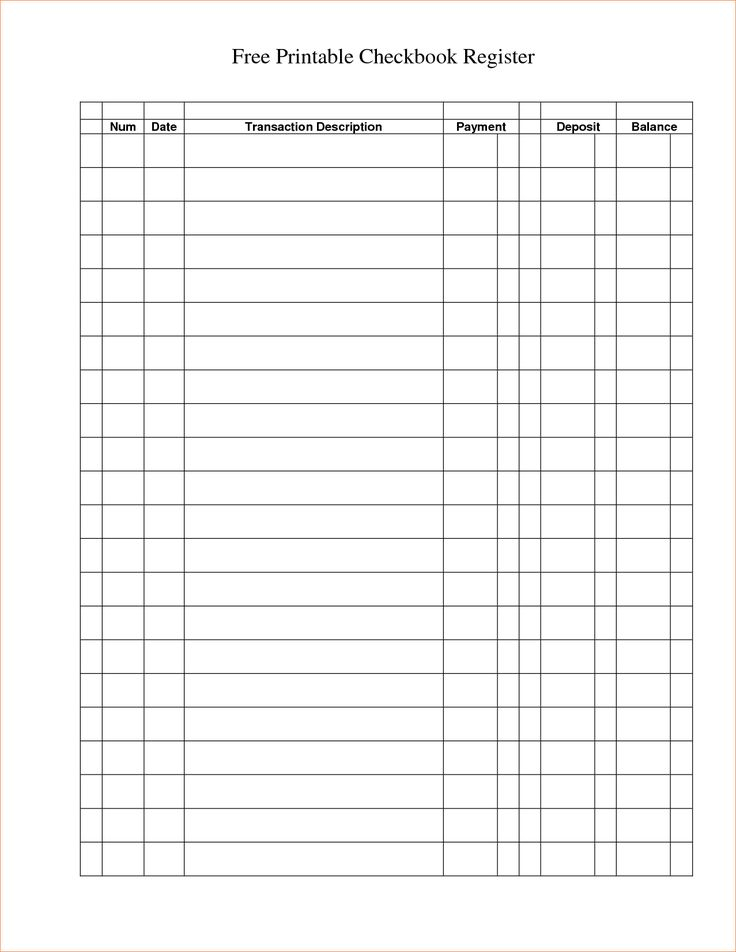 Check Register Template Form Fill Online Printable Fillable Blank